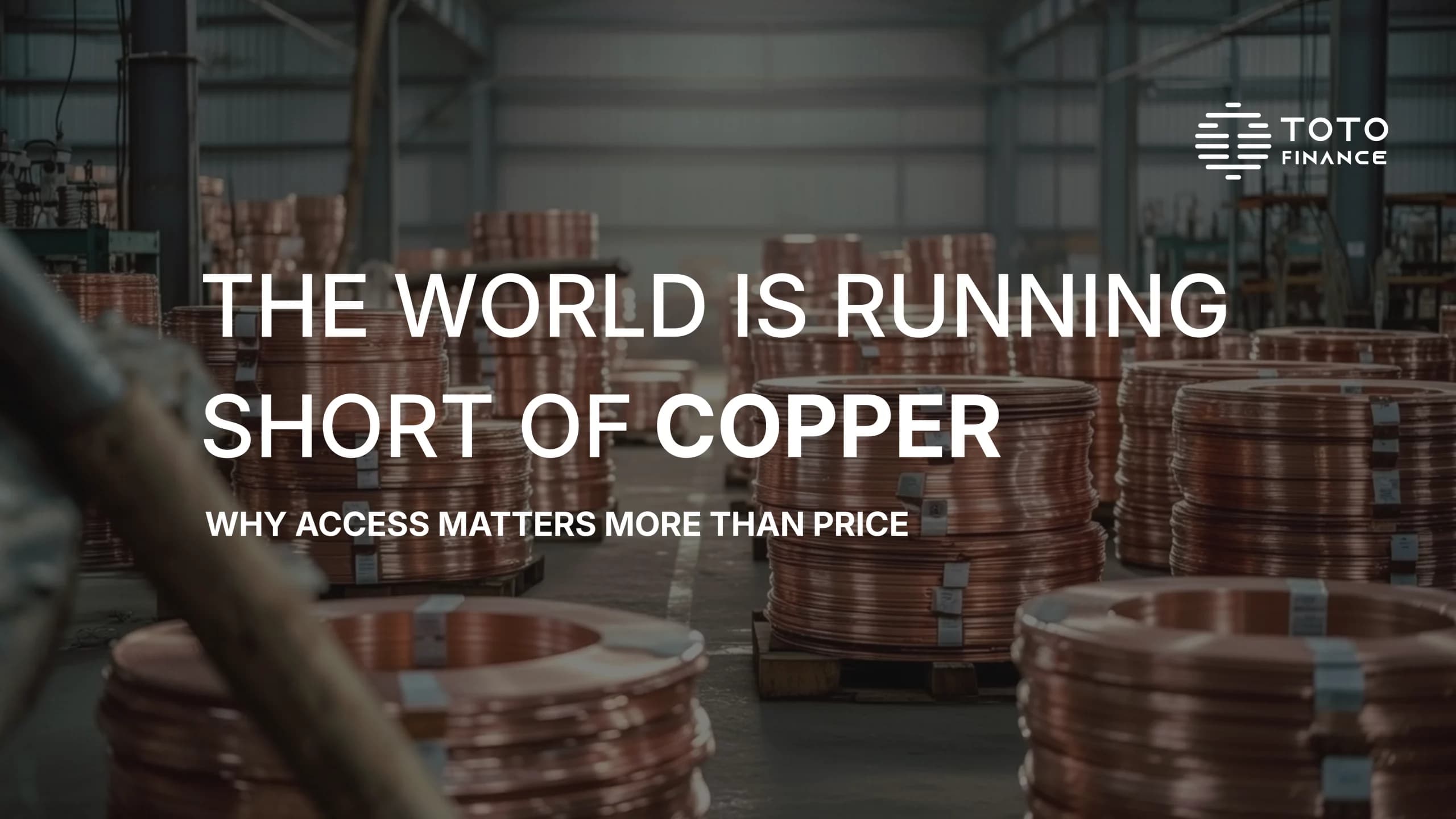 Copper, Scarcity, and the Role of Tokenization